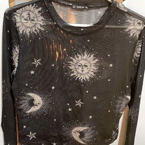 Stretchy, nice length, mesh